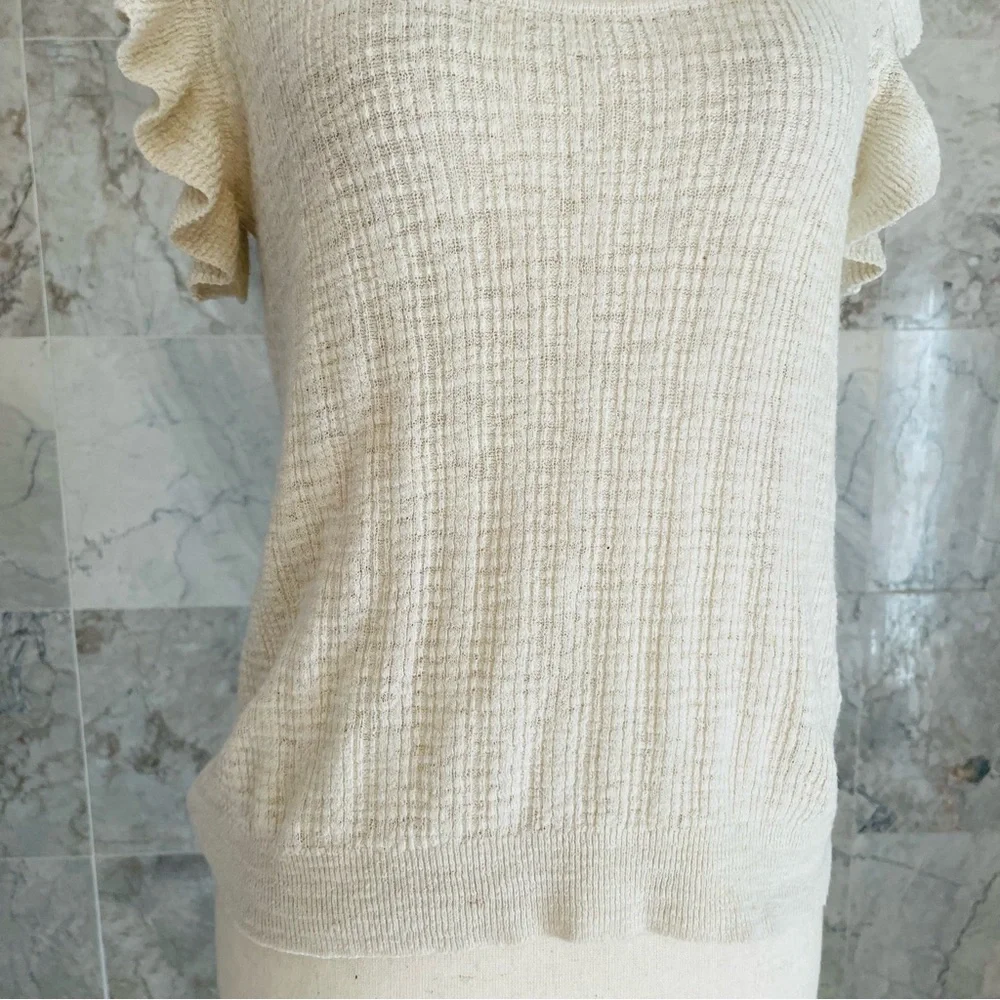 J. Crew Ruffle Sweater Tank Top